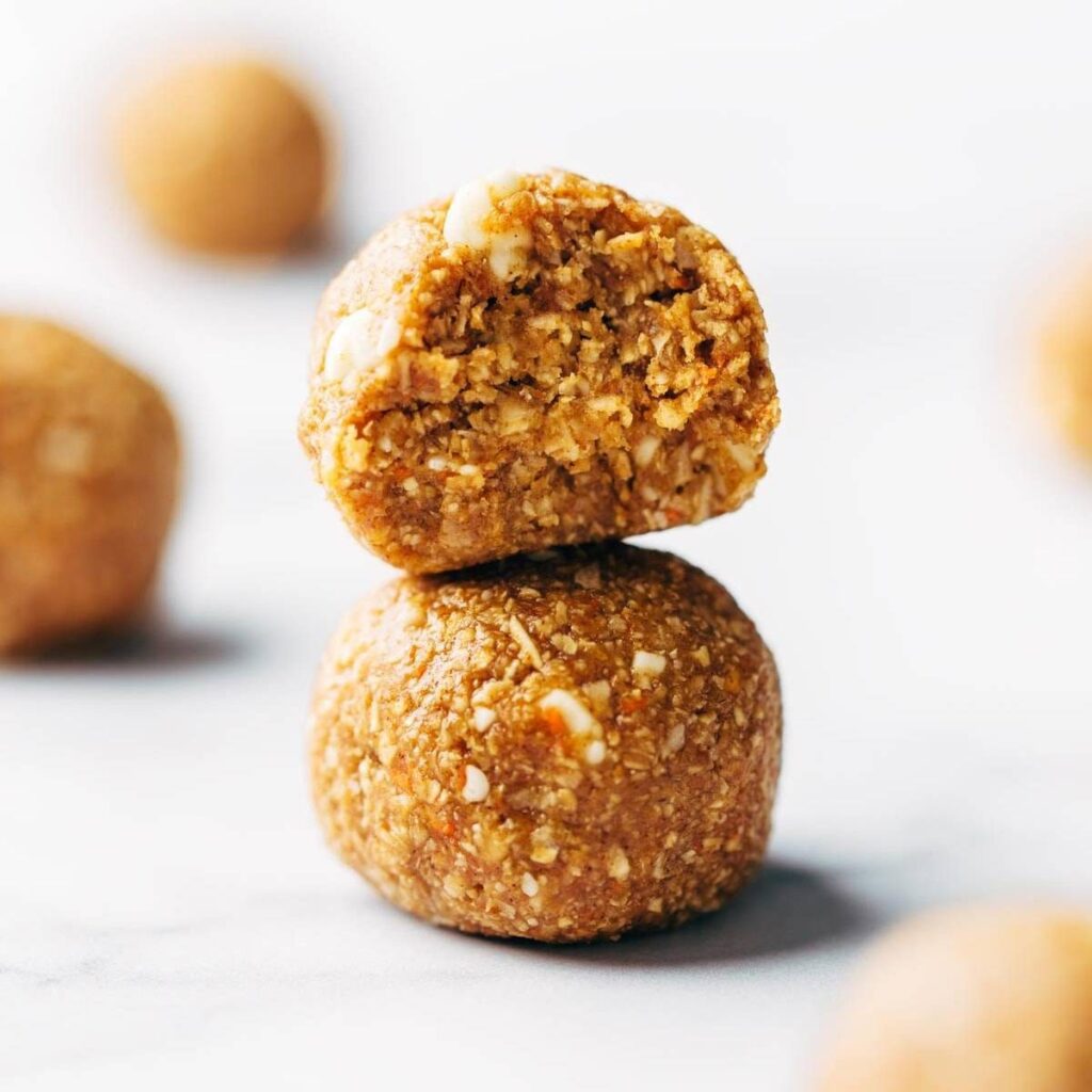 Raw Vegan Carrot Cake Bites Recipe