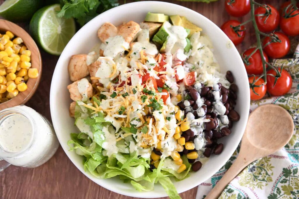 Easy Chicken Burrito Bowls