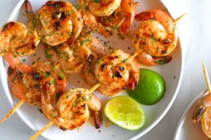 Grilled Shrimp made with shrimp Marinade