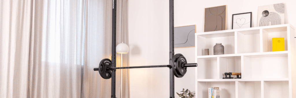 GORNATION Barbell combined with the GORNATION Pull Up Station