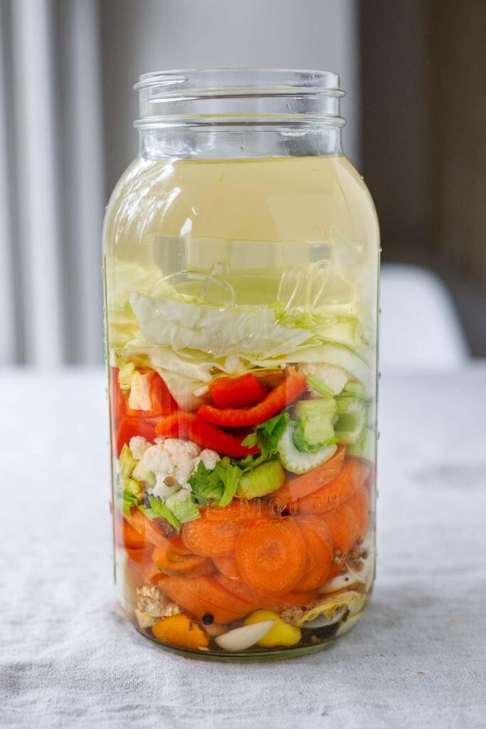 Rich in probiotics, the Gut Shot is a fermented vegetable drink that supports gut health by creating diversity in the gut microbiome—an easy step-by-step guide using veggies you already have with just 15 minutes of hands-on time.