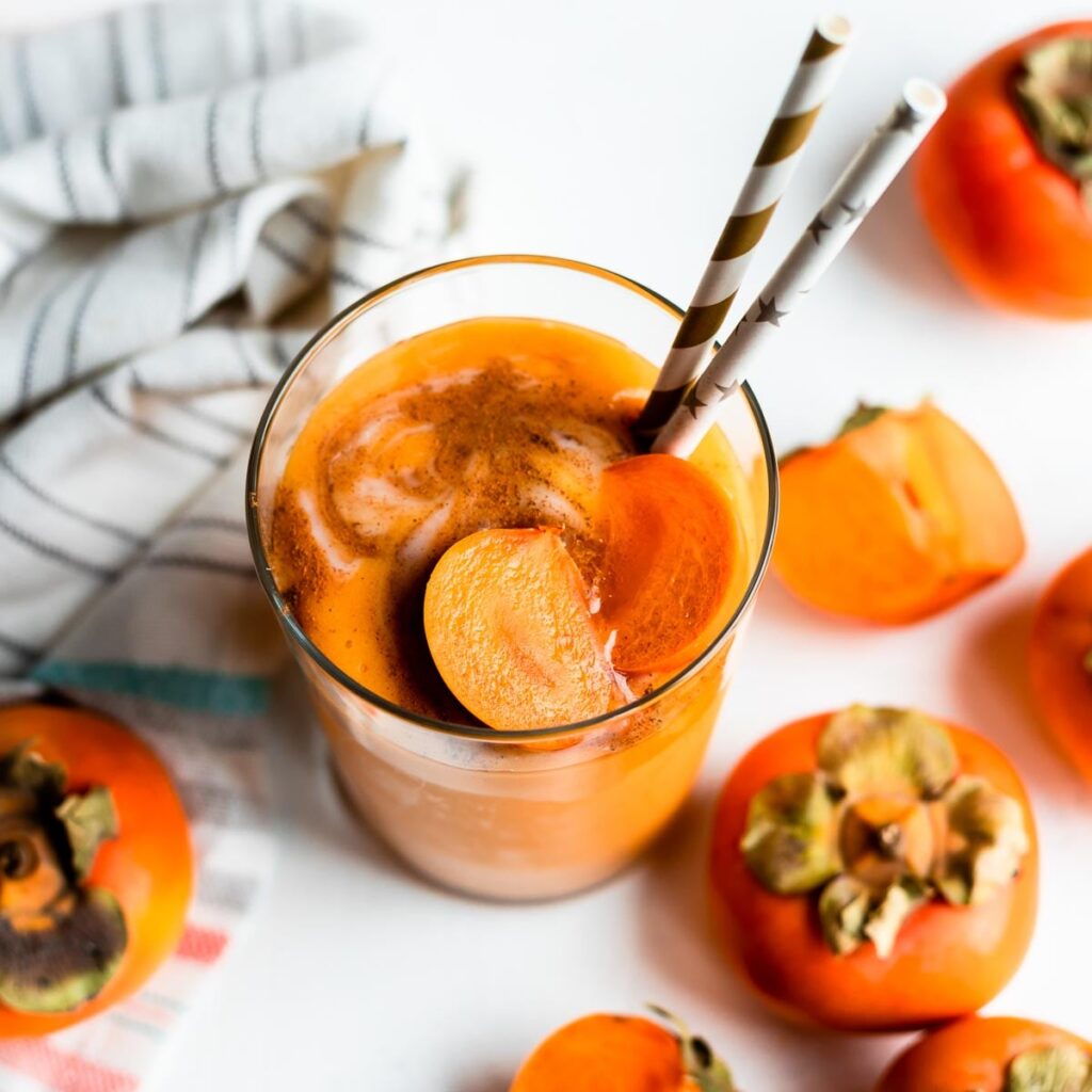 Yogurt Persimmon Smoothie | A Simple, Creamy Snack