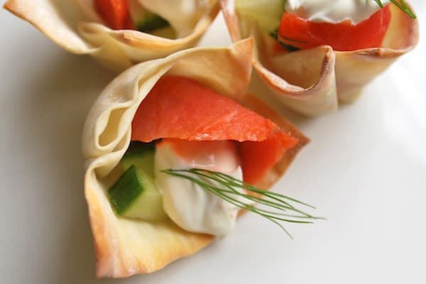 Easy Baked Wonton Cups Recipe Easy Baked Wonton Cups Recipe