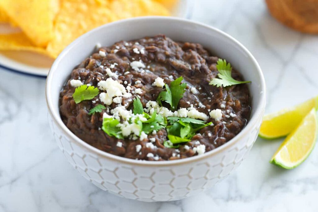 Refried Black Beans Recipe (Better than Store-Bought) Refried Black Beans